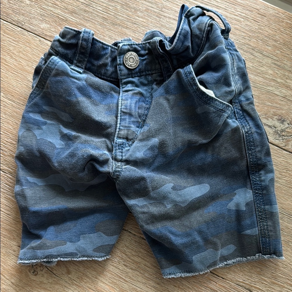 GAP Kids Camo Shorts - Blue